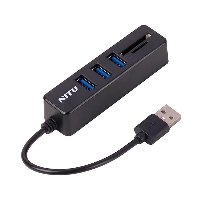 هاب 5 پورت نیتو Nitu NN27 5-in-1 HuB Adapter NITU NN27 USB Hub 5 Port